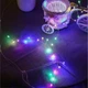 Гірлянда штора роса "Фейєрверк", 3x0,6м, від USB, 200 LED, 8 режимів + статичний, IP44, Мультиколор - зображення 7