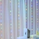 Світлодіодна гірлянда штора "Кришталеві кульки", 3x2м, від USB, 240 LED, 8 режимів, IP44, Мультиколор - зображення 7