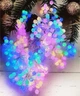 Світлодіодна гірлянда штора "Кришталеві кульки", 3x1м, від USB, 100 LED, 8 режимів, IP44, Мультиколор - зображення 8