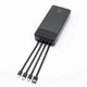 Портативний зарядний пристрій Power Bank Lenyes PX287 1xUSB+1xType-C та вбудованими кабелями USB+Micro-USB+Type-C+Lightining 20000 mAh - зображення 1