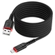 Кабель Hoco X59 USB to MicroUSB 2m black - зображення 3
