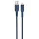 Кабель Hoco X59 USB to MicroUSB 2m blue - зображення 2