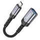 Мультиадаптер хаб Hoco UA24, Type-C to USB 3.0, серый - изображение 2