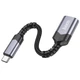 Мультиадаптер хаб Hoco UA24, Type-C to USB 3.0, серый - изображение 3