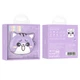 Бездротові TWS навушники Hoco EW48 вакуумні purple cat - зображення 6