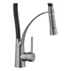 Смеситель для кухни с гибким изливом Kroner KRP Ersel - GRP03393BLK графит pvd - изображение 6
