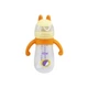Пляшечка пластикова з силіконовими ручками Mega Zayka MGZ-0200(Yellow) 260 мл - зображення 1