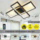 Управляемая светодиодная люстра Esllse SVEN 70W 3S SMART 550х360х75-BLACK-220-IP20 - изображение 2