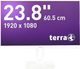 Monitor 23.8" Terra 2465W PV White (3030222) - obraz 1