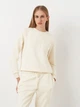 Свитшот женский GANT Reg Tonal Shield C-Neck Sweat 4200663-116 S Белый (7325707172793) - изображение 1