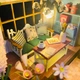 Румбокс 3D інтер'єрний конструктор DIY house «Квітковий будиночок» + Захисний купол (M2322) - зображення 3