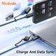 Многофункциональный нейлоновый кабель 4-в-1 Mcdodo 60W USB-C/USB-A to USB-C/Lightning Travel Cable 1.2m CA-1990 - изображение 9