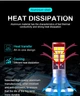Світлодіодна лампа біла H3 LED ДХО 24 SMD 3030 12V - зображення 6