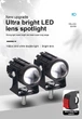 2 Фары светодиодных LED для мотоцикла белый / белый - изображение 7