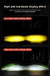 2 Фары светодиодных LED для мотоцикла желтый / белый - изображение 8