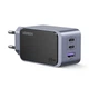 Сетевое зарядное устройство UGREEN X553 Nexode S USB-A/2xUSB-C 65W GaN Tech QC4.0 PD3.0 Space Gray (35042) - изображение 1