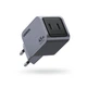 Мережевий зарядний пристрій UGREEN X707 2xUSB-C 45W PD GaN Tech QC4.0 PD3.0 Space Gray (35008) - зображення 1