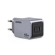 Мережевий зарядний пристрій UGREEN X707 2xUSB-C 45W PD GaN Tech QC4.0 PD3.0 Space Gray (35008) - зображення 2