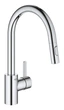 Смеситель для кухни с выдвижным изливом Grohe Eurosmart Cosmopolitan (31481001) - изображение 1