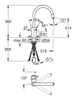 Смеситель для кухни с выдвижным изливом Grohe Concetto new (32663DC3) - изображение 2