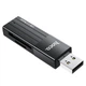 Кардридер HOCO Mindful 2-in-1 card reader (USB2.0, SD/TF, 480Mbps). Black - изображение 5