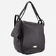 Torebka shopper damska ze skory naturalnej Venezia D032LEBLTOR100 Czarna (5906140581148) - obraz 2