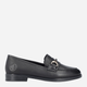 Loafersy damskie skórzane RIEKER 46262-01 37 (4UK) 24.5 cm Czarne (4061811692965) - obraz 1