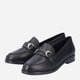 Loafersy damskie skórzane RIEKER 46262-01 37 (4UK) 24.5 cm Czarne (4061811692965) - obraz 3