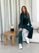 Костюм жіночий плюшевий кофта та штани Casual Style Collection L-XL зелений - зображення 5
