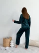 Костюм жіночий плюшевий кофта та штани Casual Style Collection L-XL зелений - зображення 9