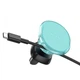 Тримач для мобільного HOCO H1 Crystal magnetic car holder (air outlet) Ice Mist (6931474790187) - зображення 3