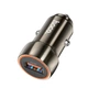 Автомобільний зарядний пристрій HOCO Z46 Blue shield single port QC3.0 18W Metal Gray (6931474770271) - зображення 1