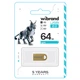 Flash Wibrand USB 2.0 Lynx 64Gb Gold (WI2.0/LY64M2G) - зображення 2