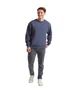 Пуловер Fruit of the Loom Classic set-in sweat L Темно-Синий Меланж (0622020VFL) - изображение 1
