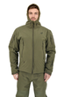 Зимняя мужская куртка с флисом Eagle Soft Shell WJ-17 Оливковый 5XL - изображение 5