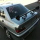 Спойлер антикрыло Peugeot 306 элерон с регулировкой из алюминиевого сплава цвет - Черный - изображение 1