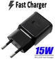 15w швидка зарядка для Samsung Galaxy. Fast Charging 15W Power Adapter EP-TA200. Комплект - зарядний пристрій + кабель type-C чорний - изображение 4