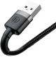 Кабель Baseus Cafule Cable Type-A to Lightning 2.4A 1m Black (CALKLF-BG1) - зображення 4