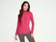 Гольф-водолазка в рубчик для женщины Esmara LYCRA® 428044 S Розовый - изображение 2