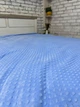 Плед флисовый теплый мягкий 160х215 см Голубой (П4К-mur-flis-pled-004) - изображение 4