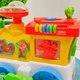 Паровоз развивающий TK Group укр озвучка на батарейках пищалка на трубе подсветка Красно-желтый (93866) - изображение 3