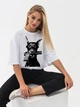 Футболка Dog with Gun YOU OVERSIZE 95% бавовна 5% еластан (190г) White - изображение 1