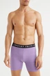 Набор удлиненные хлопковые боксеры H&M 3шт L green lavender разноцветный 2010 - изображение 3