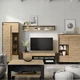 Полка Lenart Кван 1550х260х250 мм Дуб Артизан/Черный (40934-QA-05) - изображение 3