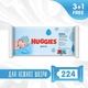 Детские влажные салфетки Pure, 4х56шт - Huggies (594695-138268) - изображение 1