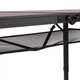Стіл Bo-Camp Woodbine Oval 150x80 см Black/Wood look 1404230 DAS301532 - зображення 6