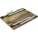 Стіл Bo-Camp Feather 60x45 см Brown 1404458 DAS302437 - зображення 10