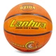Мяч баскетбольный резиновый №5 LANHUA Indoor Super soft Indoor (резина, бутил, оранжевый) (S2104) - изображение 3