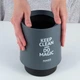 Контейнер настольный для мусора Axent 2131 круглый - изображение 5