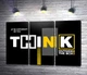 Модульная картина Мотиваційний плакат: Think 60x40 см Модуль №2 (005290) - зображення 1